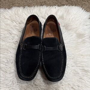 Marc Joseph New‎ York Men’s Black Leather Suede Driving Loafers Size 11.5